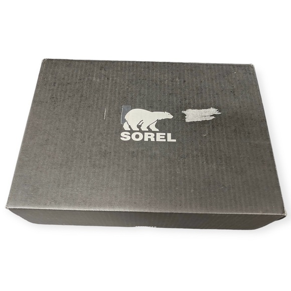 Sorel Emelie II Chelsea Boot in Black/Sea Salt Waterproof Ankle Boots - Picture 10 of 11